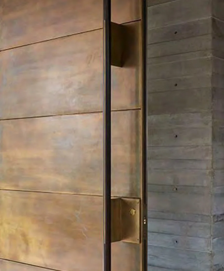 The Brass Stripped Door view 2