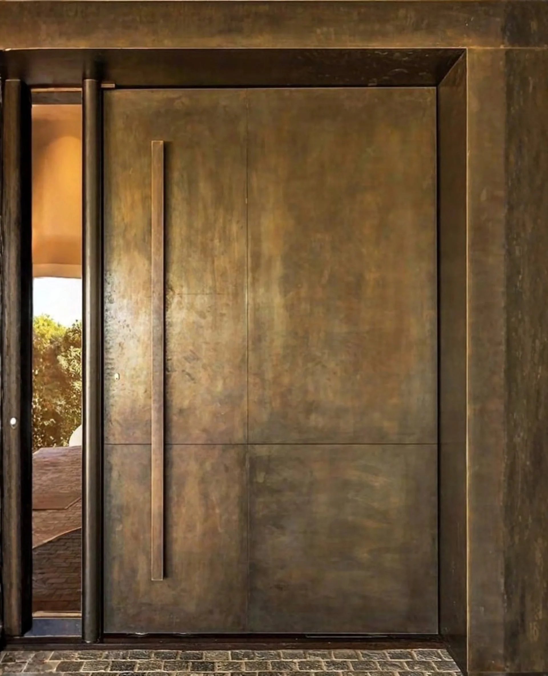 The Burnished Copper Door Copper Door