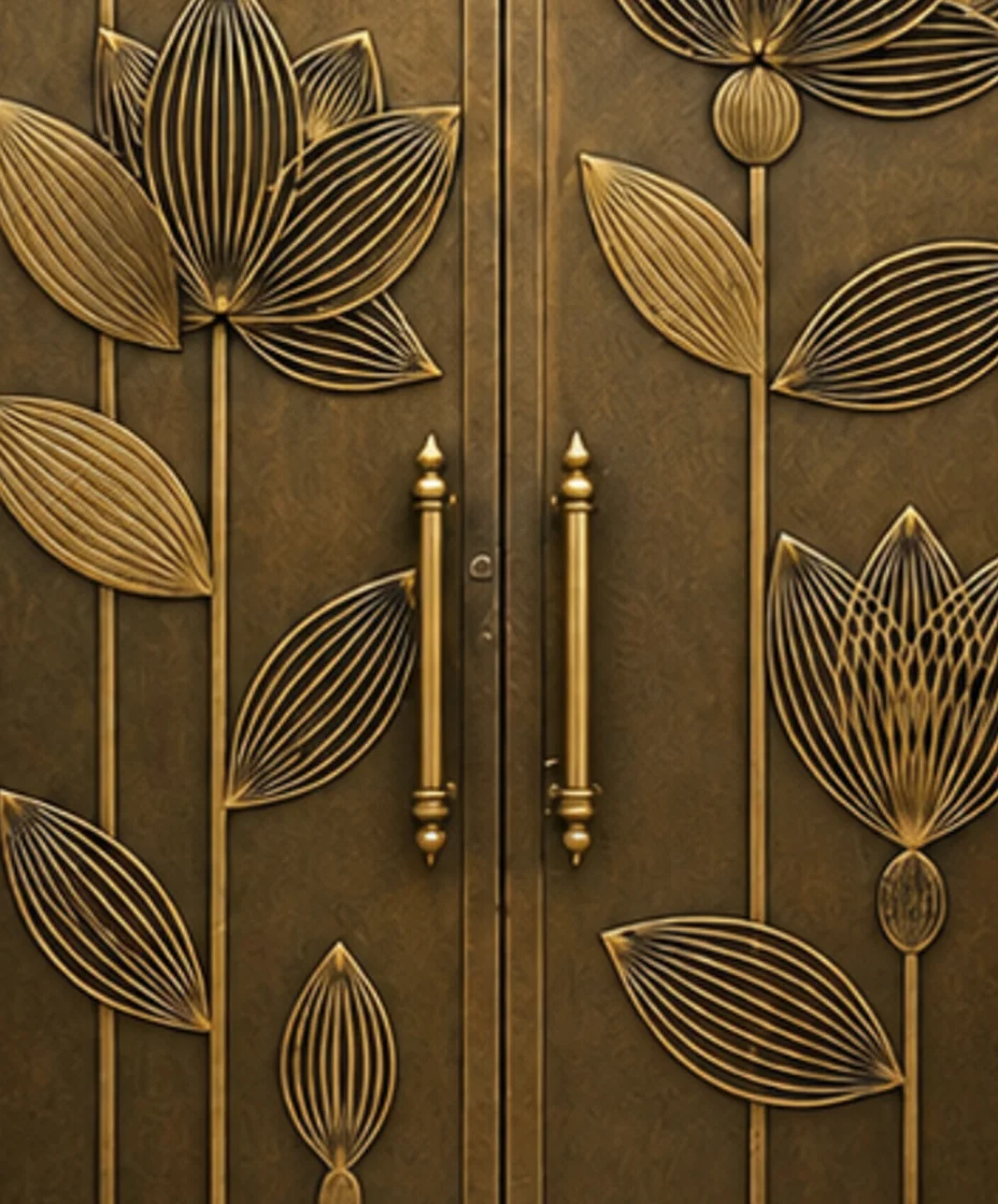 The Lotus Heritage Brass Door view 2