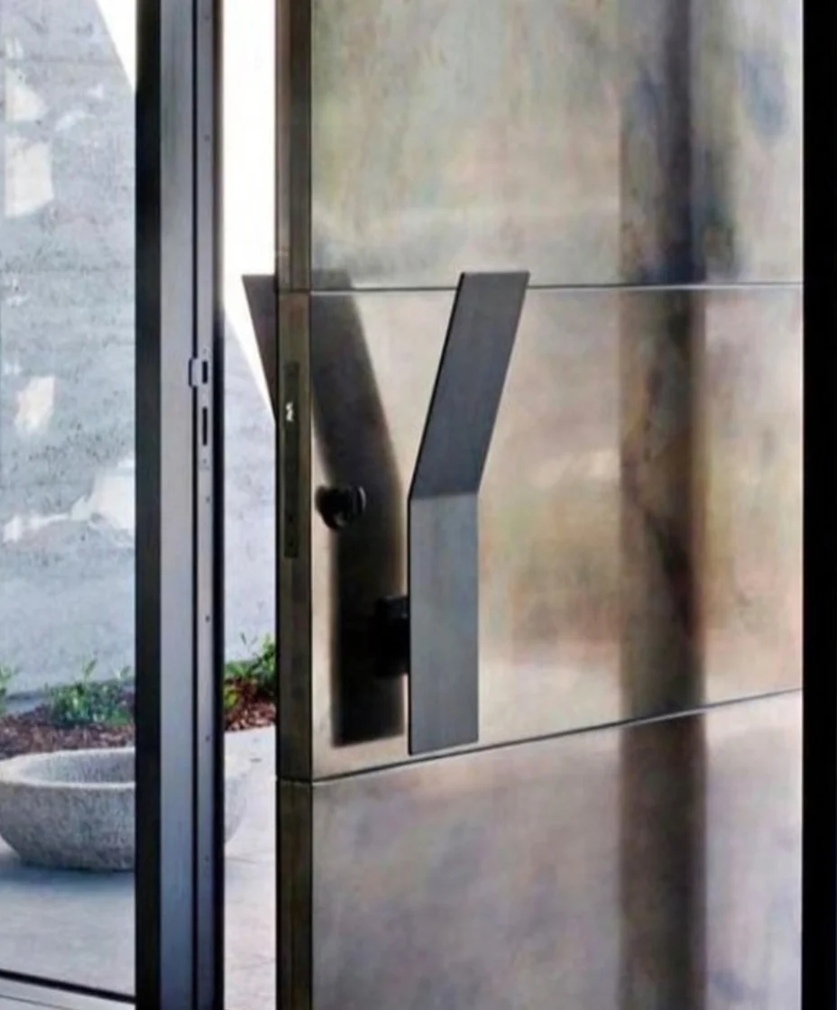 The Midnight Bronze Stripped Door view 2