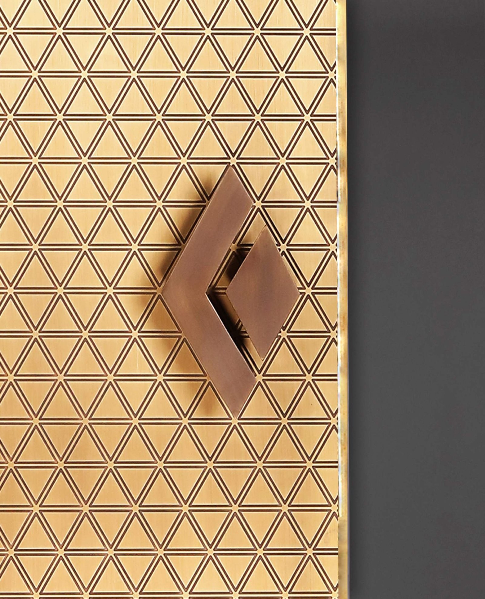 Delta modern door handle