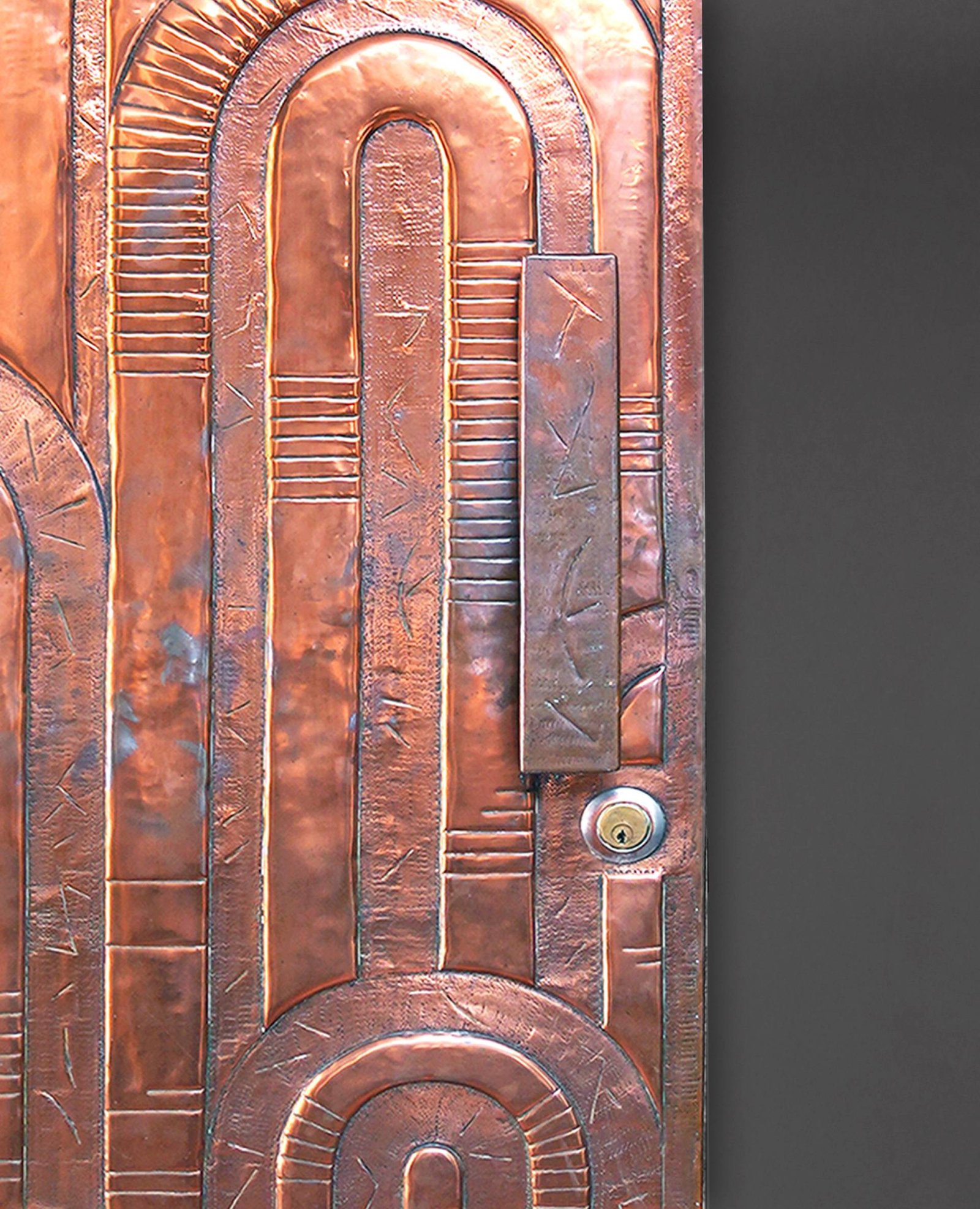 Rainbow decorative door handle