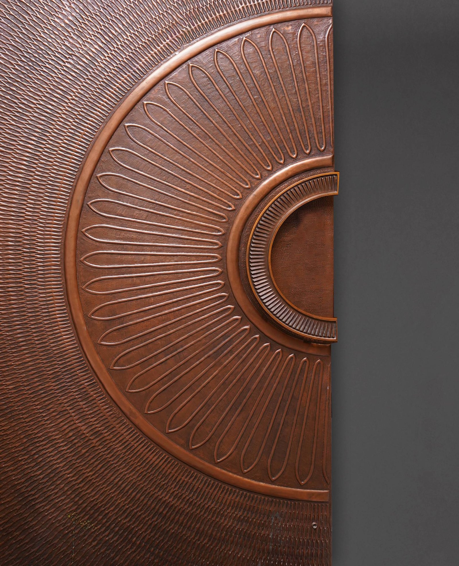 Solarflare radiant door handle