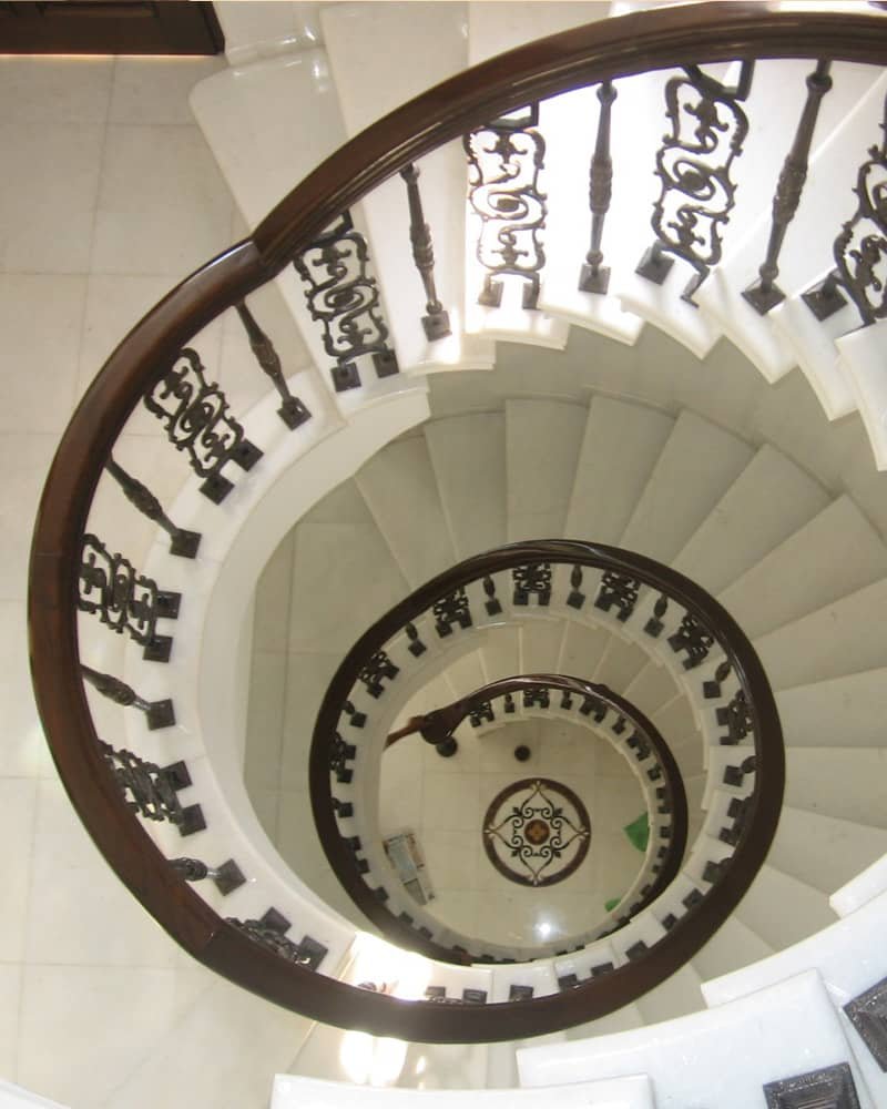 Classical ornate railing detail