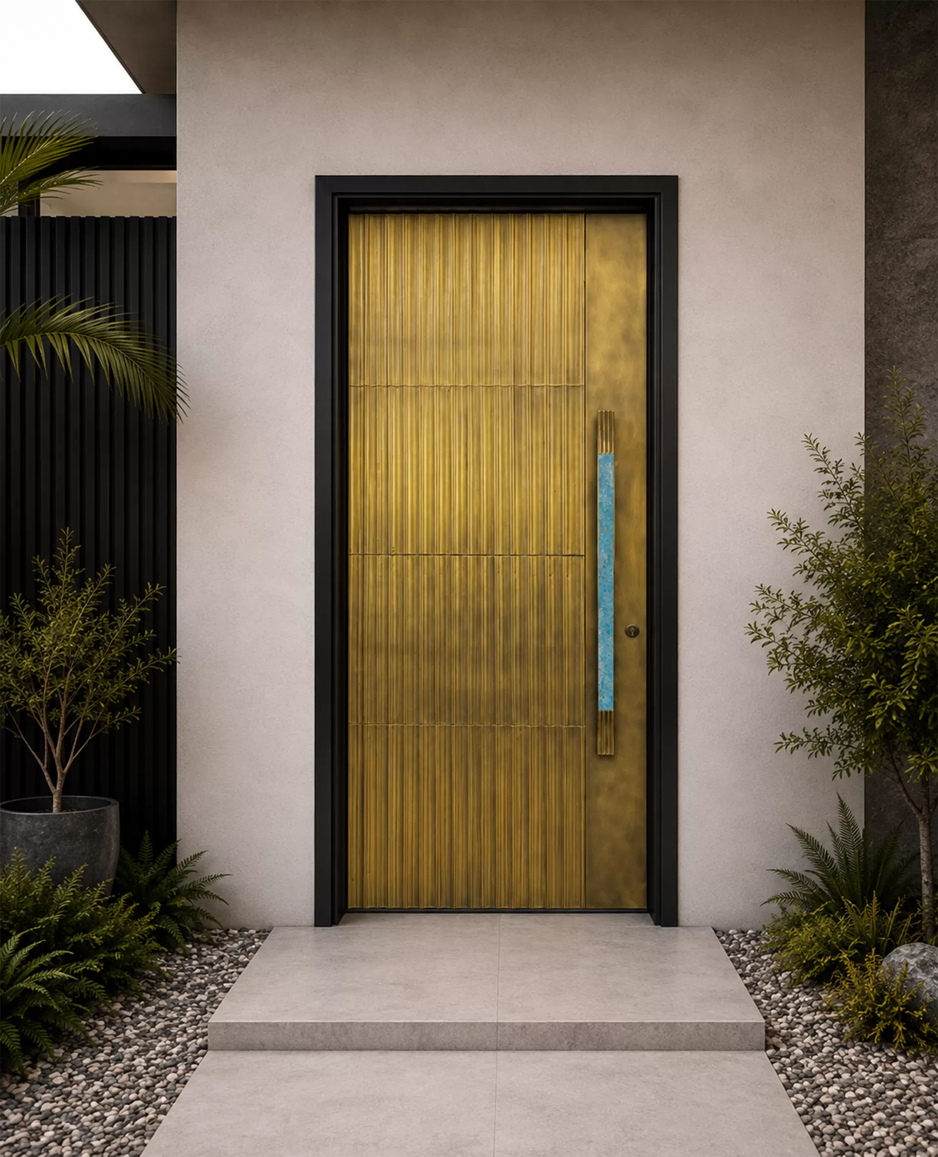 Aurelia Brass Door