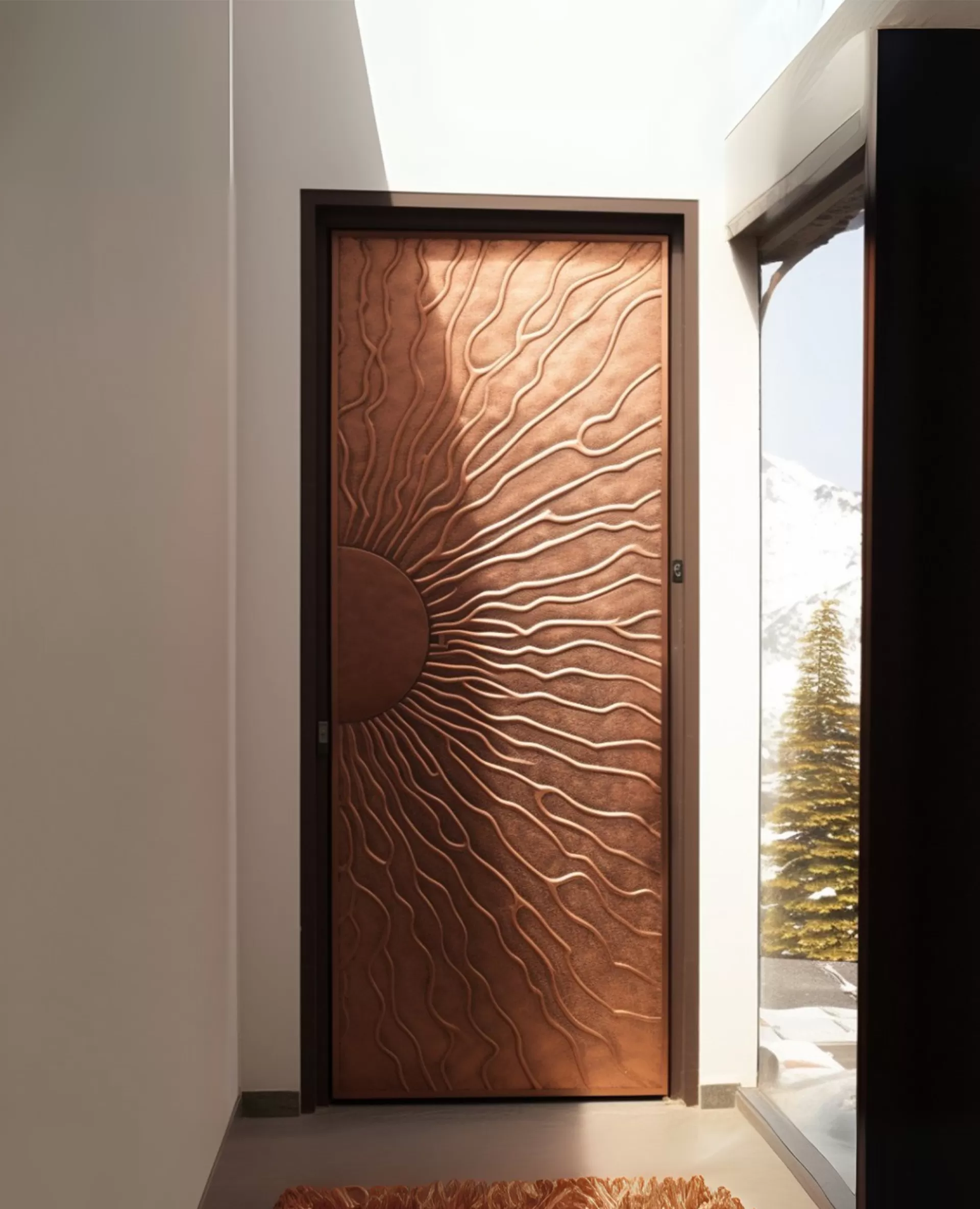 Ember Copper Door