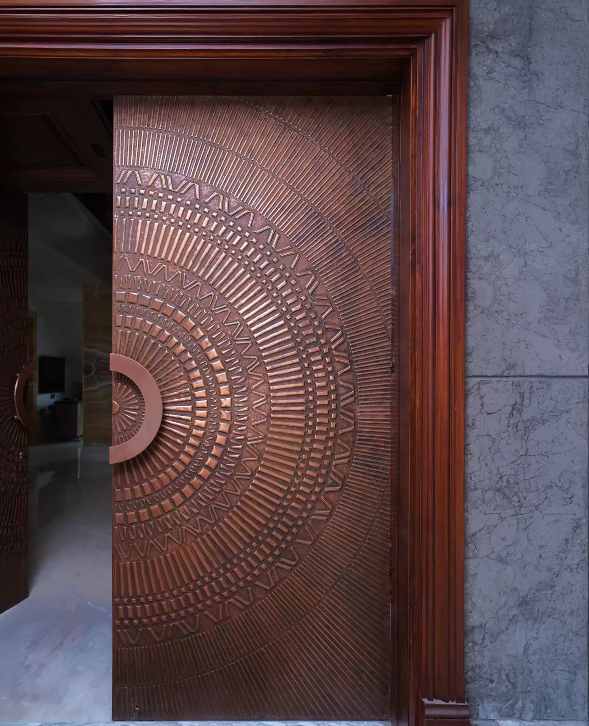 Enigma Copper Door