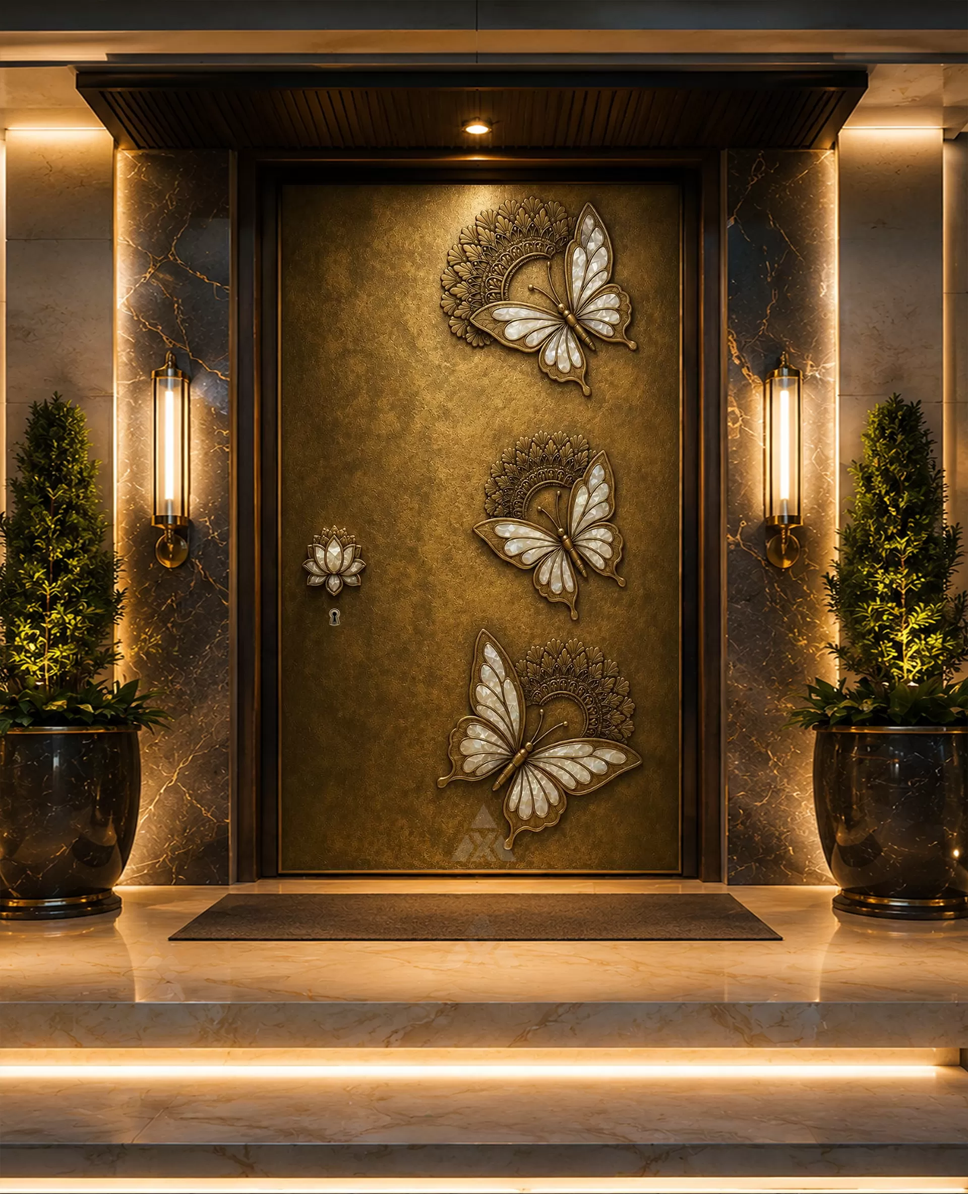 Flutter Brass  Door