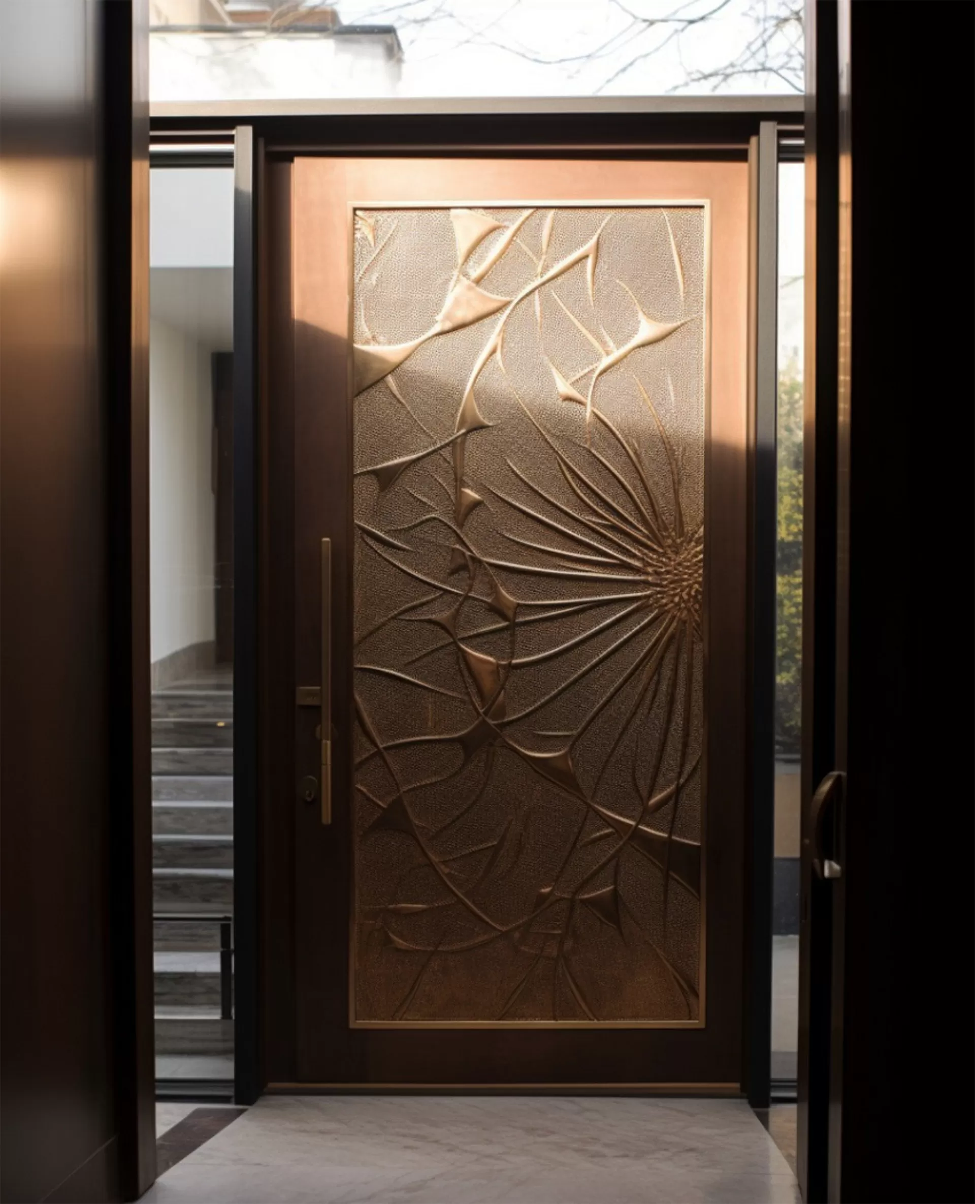 Fracture Copper Door