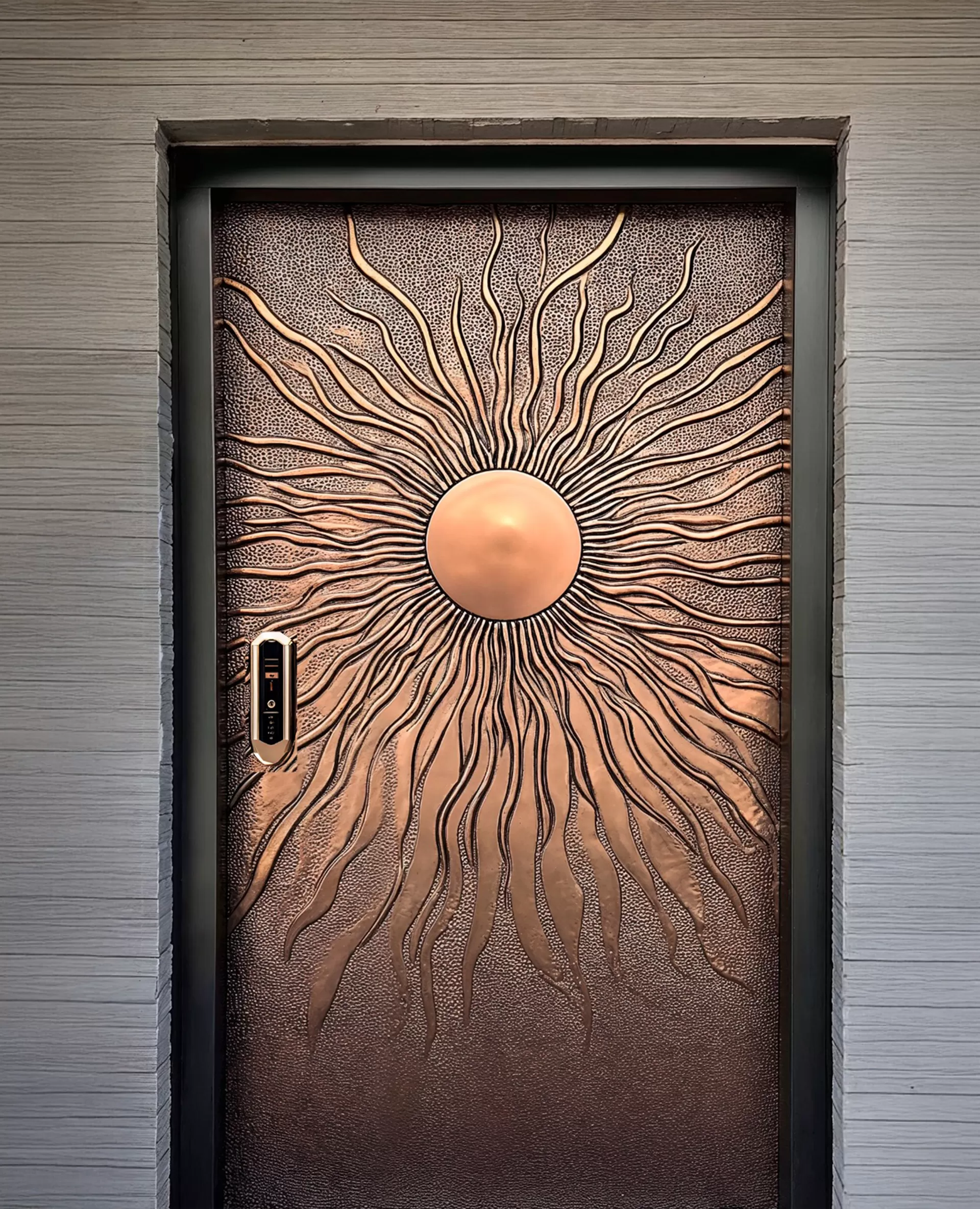 Heliodor Copper Door