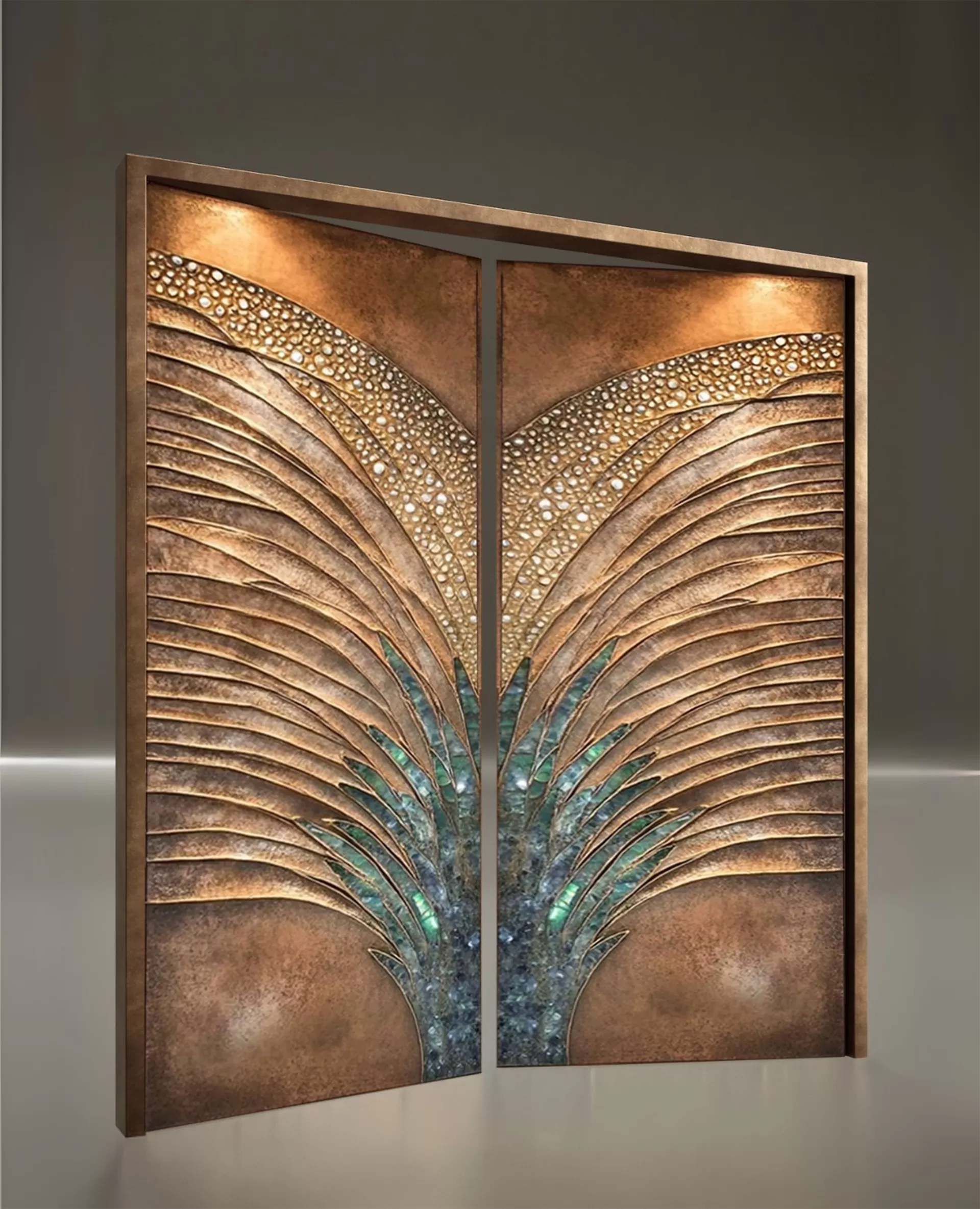 Papillon Copper Door