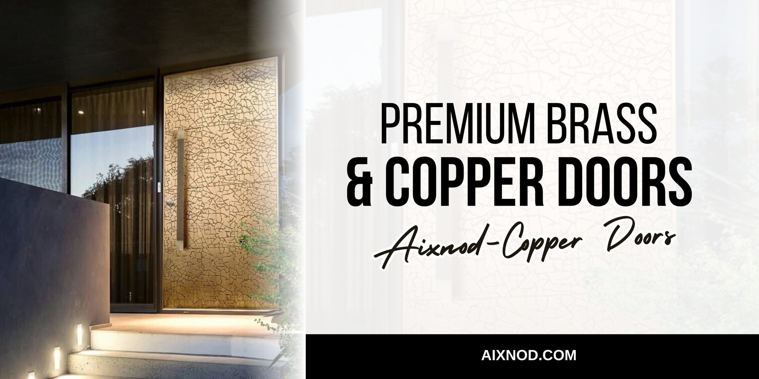 Premium Brass and Copper Doors: Aixnod-Copper Doors in Delhi