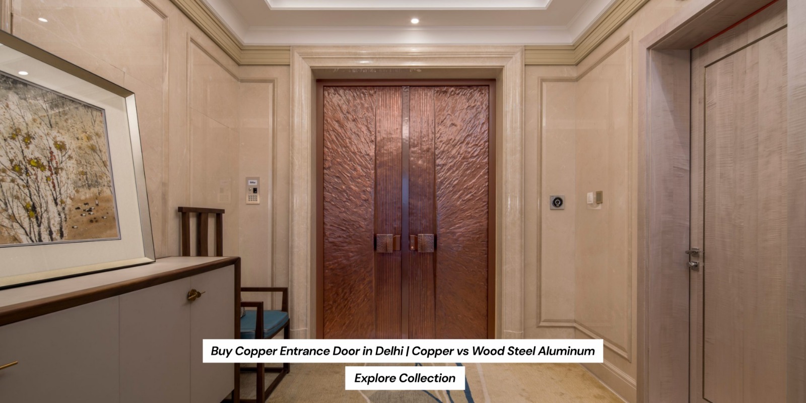 aixnod-luxury-copper-entrance-door-for-premium-home-in-delhi-showing-handcrafted-metal-design-and-modern-architecture