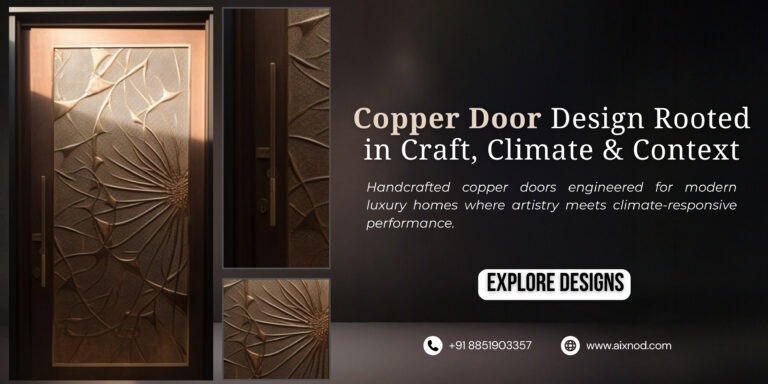 aixnod-handcrafted-copper-main-door-showing-craft-climate-and-context-focused-design-for-modern-luxury-home-entrance